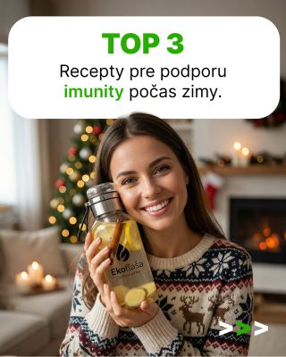 Zima je síce plná bacilov, ale aj teplých rituálov, ktoré vieš mať stále so sebou v Ekofľaši. ❄️ Pripravili sme 3...